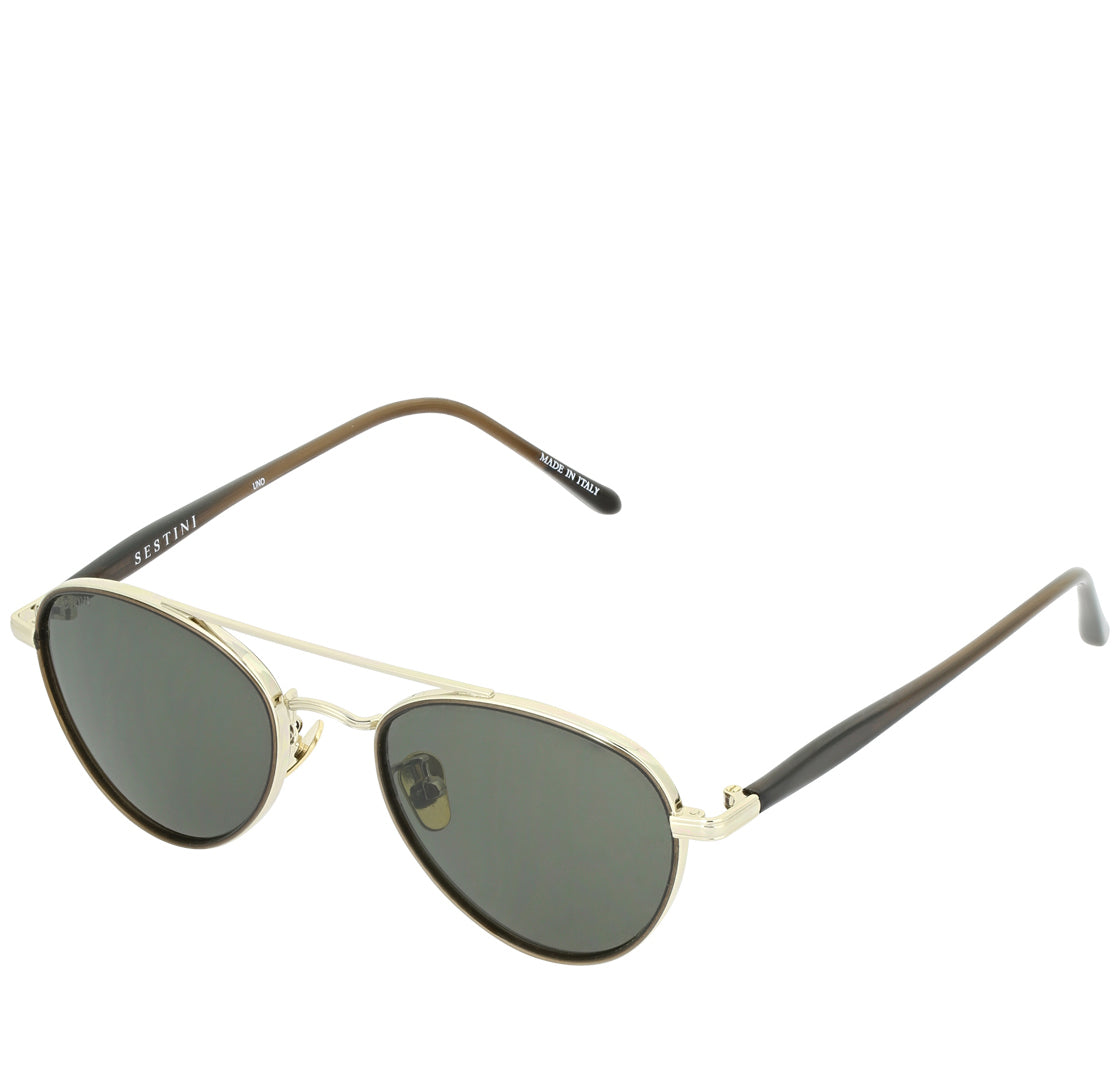 SESTINI HERITAGE UNO SUNGLASSES BLACK/GOLD