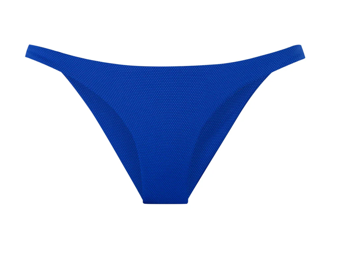 ALICIA SWIM LINDA BIKINI BOTTOM IN AZURE WAFFLE