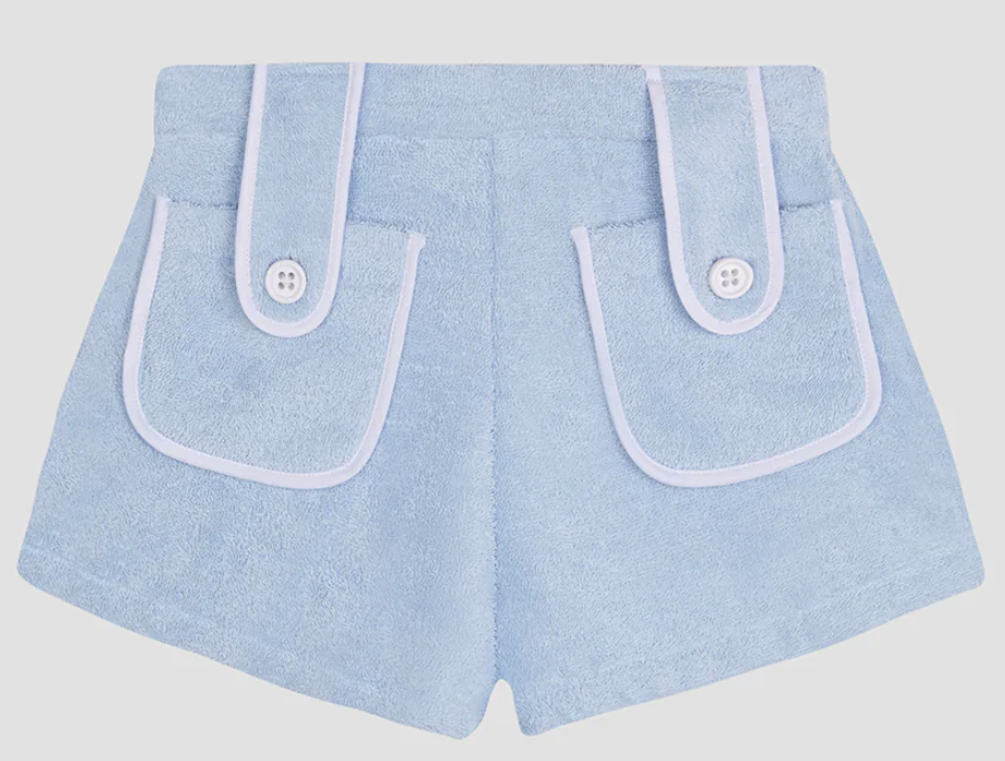 LA VESTE CARAMBOLA TOWEL SHORTS CELESTE