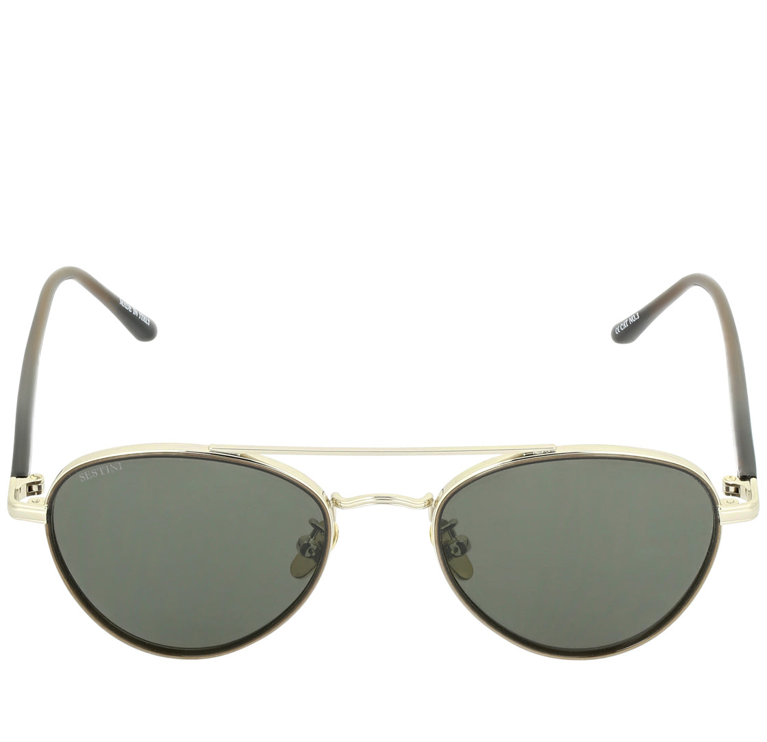 SESTINI HERITAGE UNO SUNGLASSES BLACK/GOLD