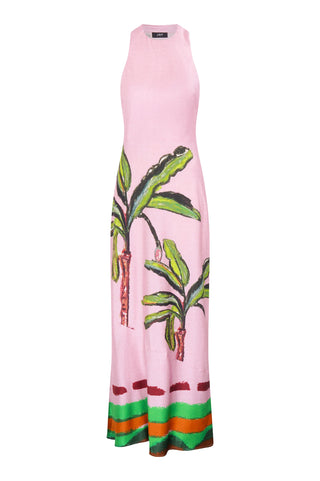 JRF DRAPED BACK MAXI GOWN KUMULAU