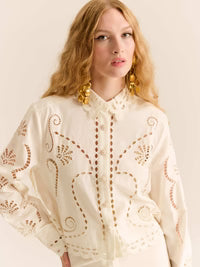 CAROLINA K LIZZ JACKET OFF WHITE