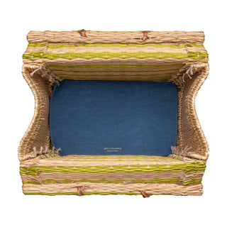 HEIMAT ATLANTICA BEACH BASKET LIME "The Grand Tour"