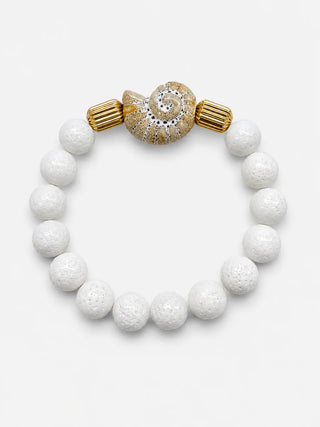 BINIBECA WHITE CORAL AMMONITE HERO BRACELET