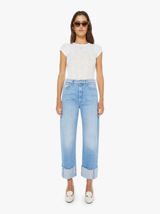 MOTHER THE HALF-PIPE ANKLE CUFF FRAY LBI
