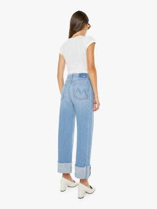 MOTHER THE HALF-PIPE ANKLE CUFF FRAY LBI