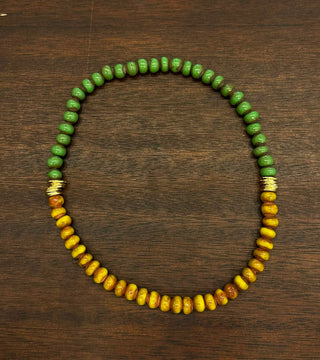BINIBECA DESIGN TERRACOTA TWO COLORED NECKLACE