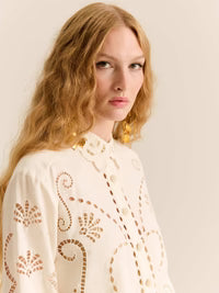 CAROLINA K LIZZ JACKET OFF WHITE