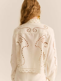 CAROLINA K LIZZ JACKET OFF WHITE