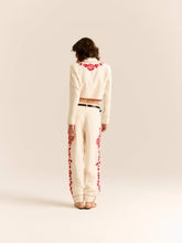 CAROLINA K PALAZZO PANTS GARDENIA