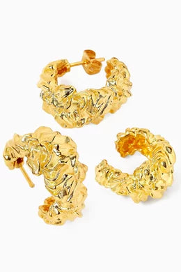 JLC MULTI WAVE HOOP EARRINGS