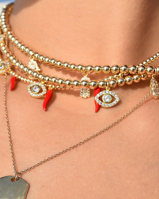 22 JEWELRY CHILI NECKLACE 2MM