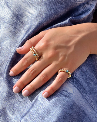 22 JEWELRY NOOR EVA RING 4MM SIZE 6