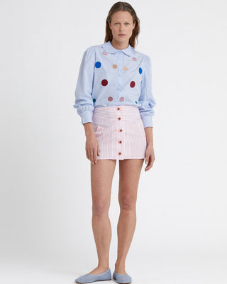 LA VESTE MIKADO MINI SKIRT PINK