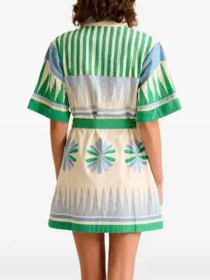 CAROLINA K AMAIA DRESS GARDENIA