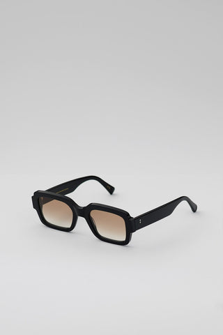 MONOKEL APOLLO BLACK GREEN SOLID LENS SUNGLASSES