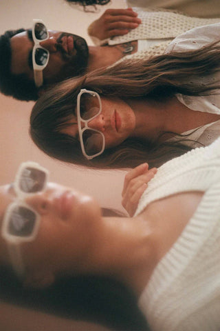 MONOKEL JET PEARL BROWN GRADIENT LENS SUNGLASSES