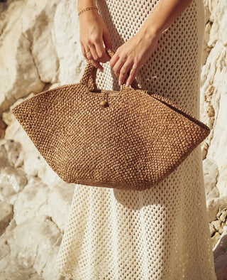 MARCELLE MANOA RAFFIA BAG
