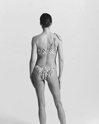 ALICIA SWIM LINDA COCO BIKINI BOTTOM IN BLUE BAY WAVES