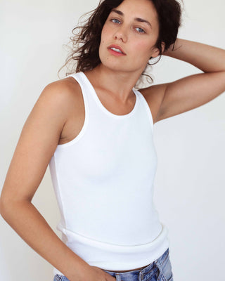 RAFF TANK TOP ORGANIC COTTON WHITE