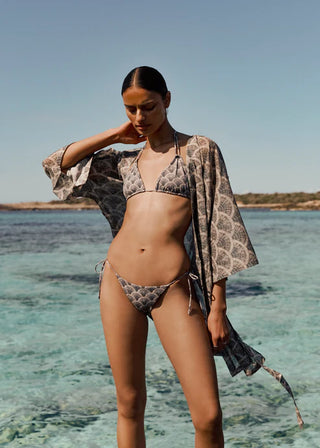 ALICIA SWIM SHORT KIMONO COVER-UP IN GATSBY