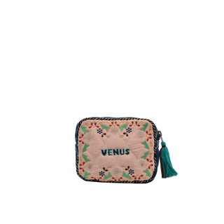 MONOKI VENUS TEEN POUCH - BABY PINK/ CYAN
