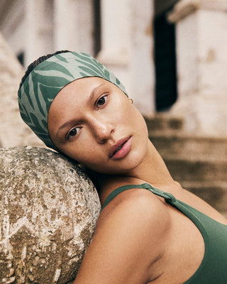 ALICIA SWIM MILLA HEADSCARF IN TROPIC WAVES