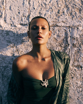 ALICIA SWIM CATHERINE ONE-PIECE SWIMSUIT IN RAINFOREST