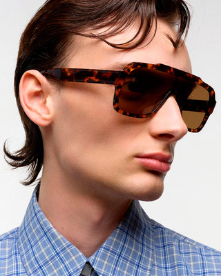MONOKEL ASPEN HAVANA BROWN SOLID LENS SUNGLASSES