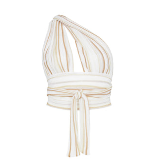 KUKHAREVA BELLA TOP WHITE GOLD