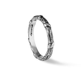OCEANO JEWELS BEL AIR RING OXIDISED SILVER