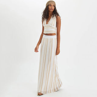 KUKHAREVA BELLA TOP WHITE GOLD