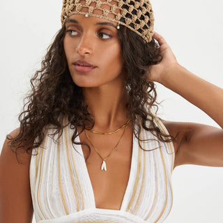 KUKHAREVA BELLA TOP WHITE GOLD