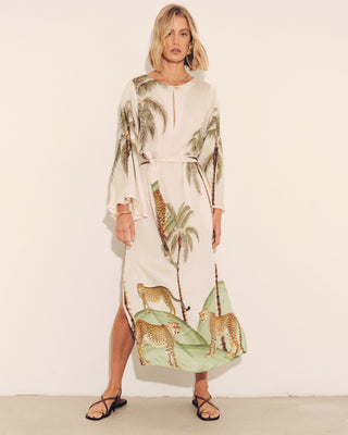 CAROLINA K LEE KAFTAN CHEETAH PALM