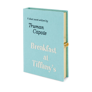 OLT BOOK CLUTCH BREAKFAST AT TIFFANY'S CLASSIC PISCINE