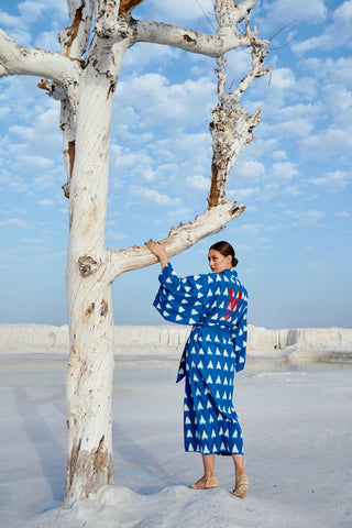 KLEED TURQUOISE SAVANNAH KIMONO