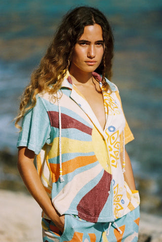 ARIZONA LOVE ALIZA SHIRT BLUE