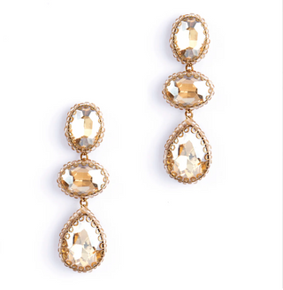 DEEPA GURNANI HADLEE EARRINGS GOLD