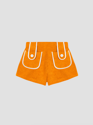 LA VESTE CARAMBOLA TOWEL SHORT ORANGE