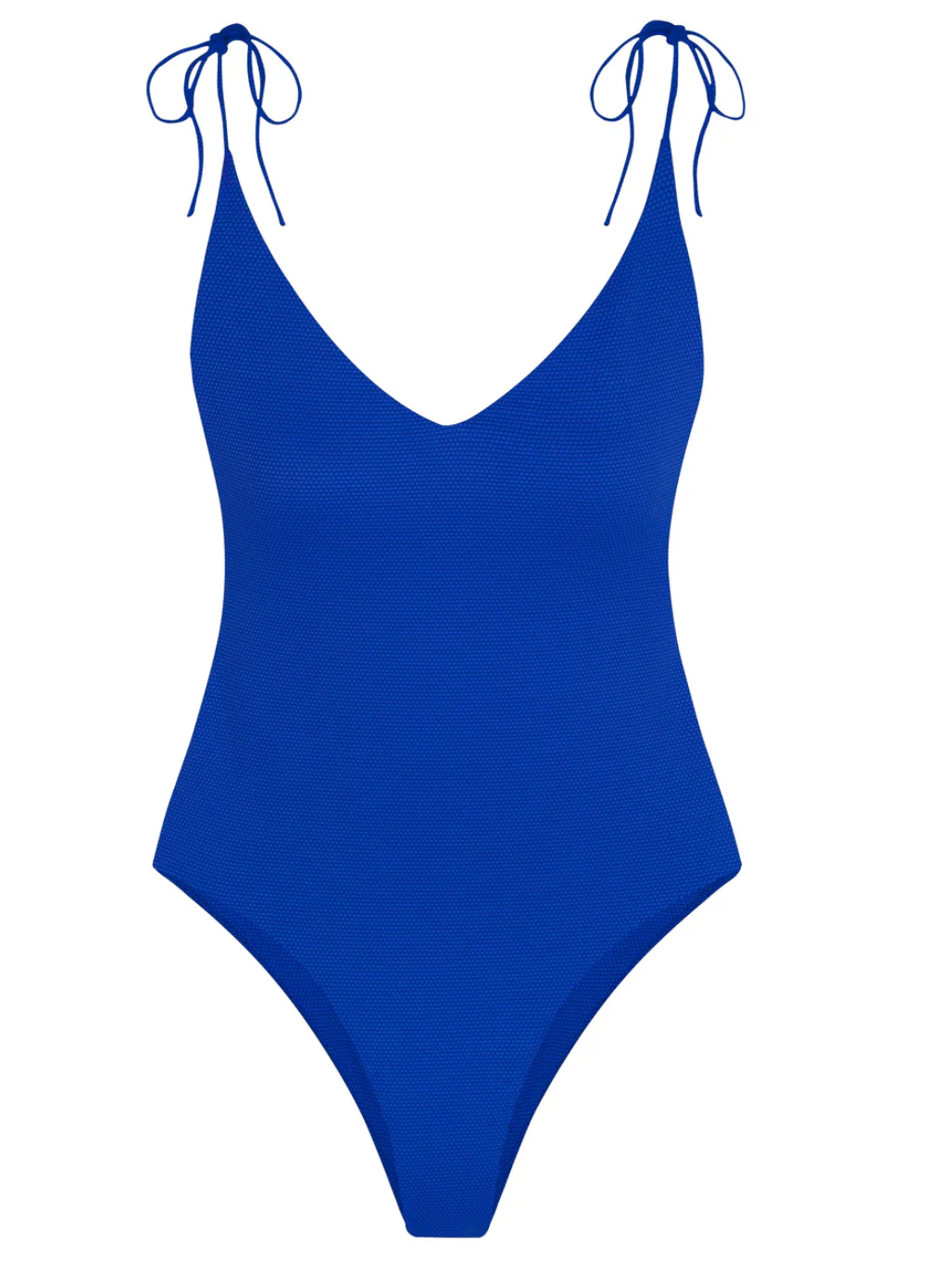 ALICIA SWIM CHERYL ONE-PIECE SWIMSUIT IN AZURE WAFFLE
