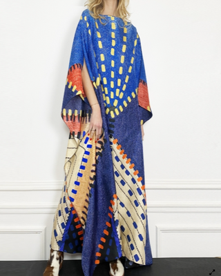 BE PARISIAN LONG CAFTAN CANVAS DRESS