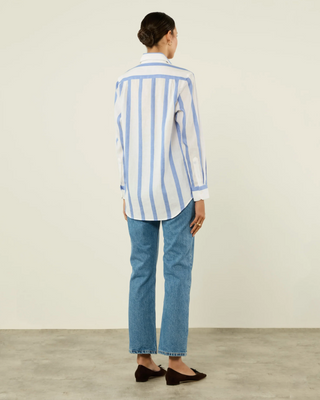 WNU THE BOYFRIEND WEAVE STRIPE OCEAN BLUE