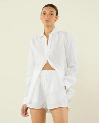 WNU THE BOXER LINEN WHITE