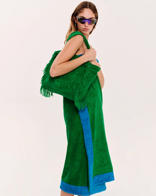 SUN OF A BEACH SIGNATURE BEACH TOWEL MULTI WASABI