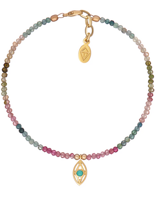 SAMANTHA TEA EYE OF MAGIC BEAD BRACELET