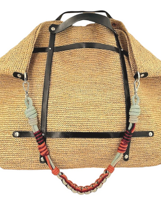 MY BOB CANDIDE BAG BEIGE RAFFIA