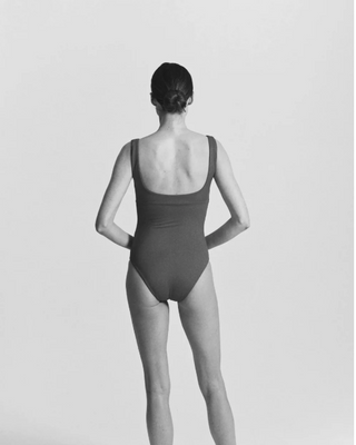 ALICIA SWIM STELLA COCO ONE-PIECE SWIMSUIT IN POPPY WAFFLE