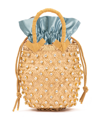 LE NINÉ NINA CRYSTAL LIGHT SHAPPIRE SILK