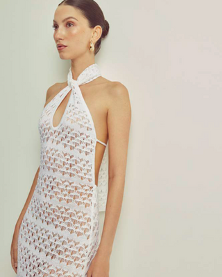 KUKHAREVA UMA DRESS WHITE