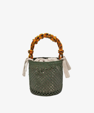 GUANABANA TOQUILLA BASKET BAG KHAKI